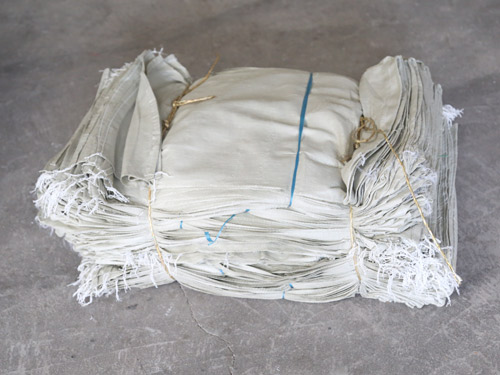 White woven bag