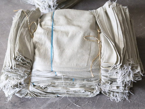 White woven bag